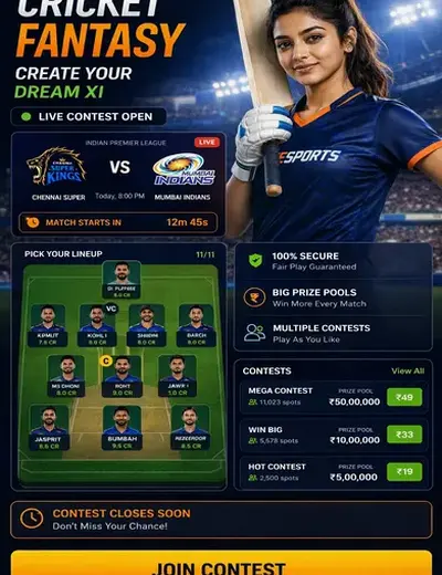 BABA786 (baba satta king 786) fantasy cricket & matchday visual 3